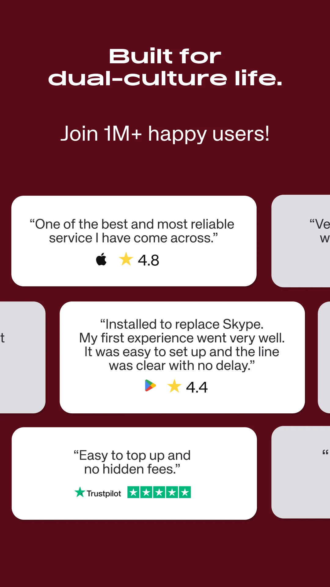 Rebtel: Recharges and calls screenshot